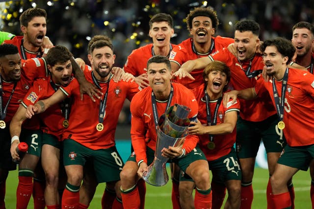 <p>APTOPIX Portugal Spain Nations League Final Soccer</p>