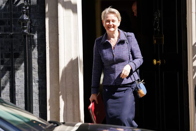 Home Secretary Yvette Cooper is said to still be in talks with the Treasury over this week’s spending review. (Ben Whitley/PA)