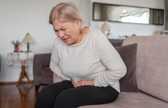 <p>Bowel cancer can cause pain or a lump in the stomach</p>