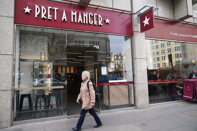 Pret a Manger is opening two new-format stores (Yui Mok/PA)