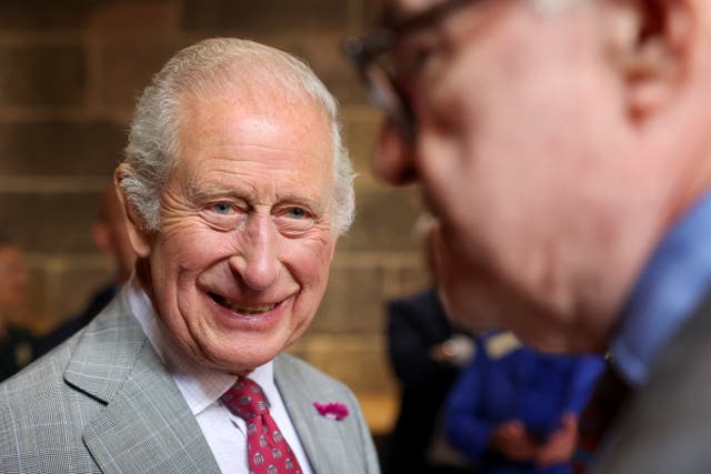 <p>King Charles visited Lancashire castle and met a 101-year-old D-Day veteran</p>