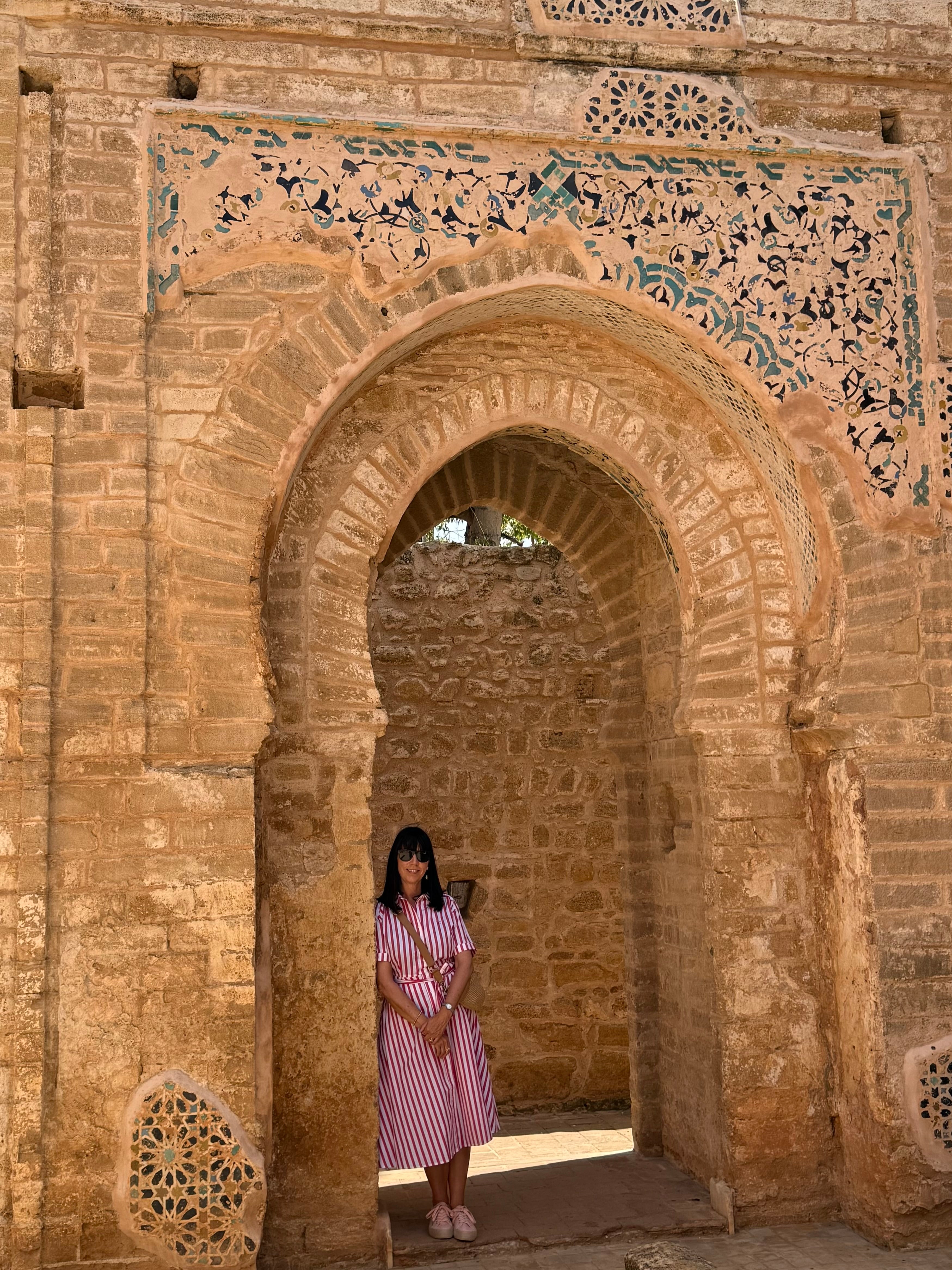 The writer Kate Wickers enjoy a weekend sightseeing in Rabat, Morocco