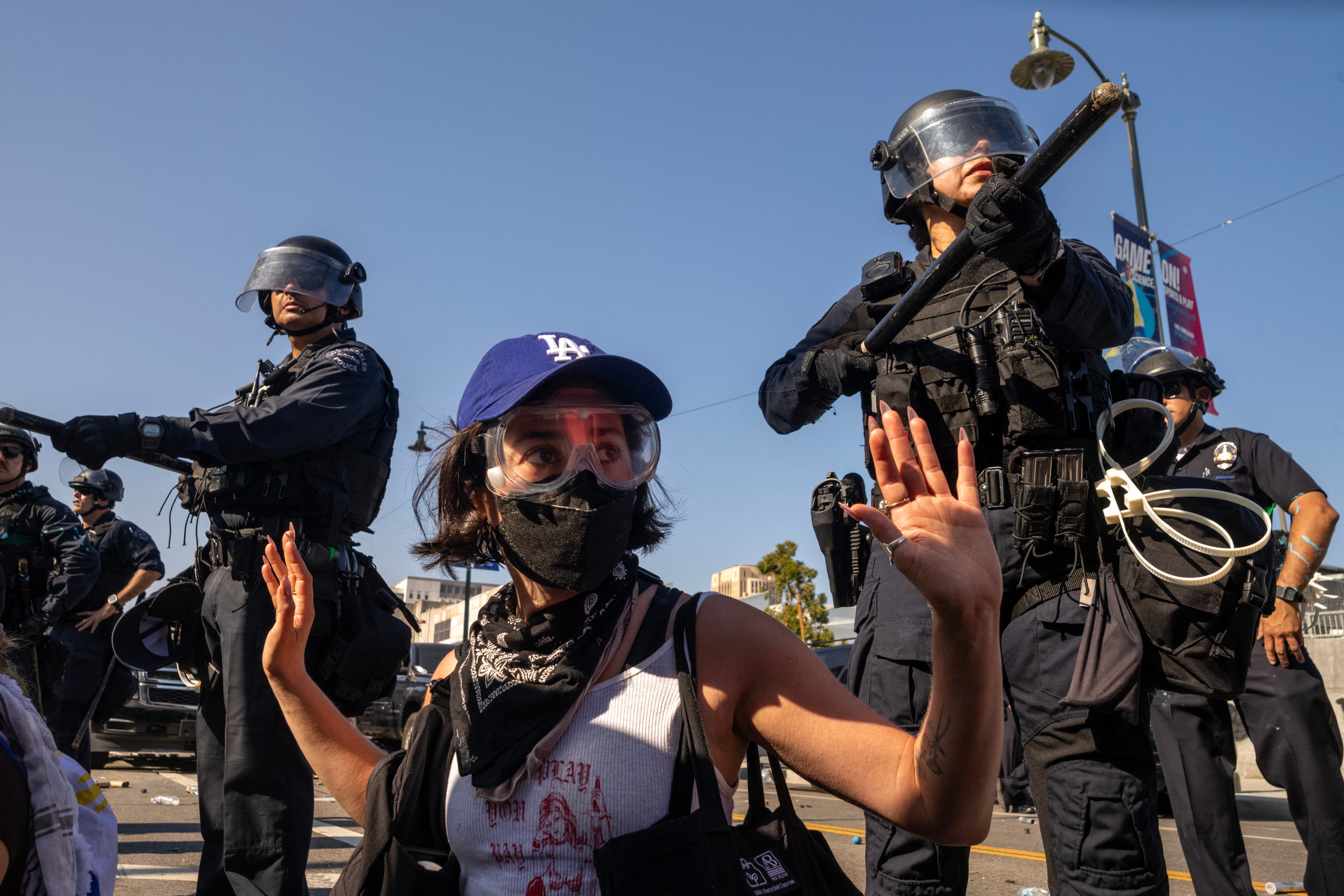 Trump readied 2,000 California National Guard troops to Los Angeles against the approval of Governor Gavin Newsom to respond to anti-ICE protests in downtown Los Angeles