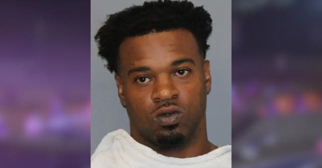 <p>Kelvin Joseph, 25, has been arrested after police say he hit a motorcyclist while driving while under the influence in Texas</p>