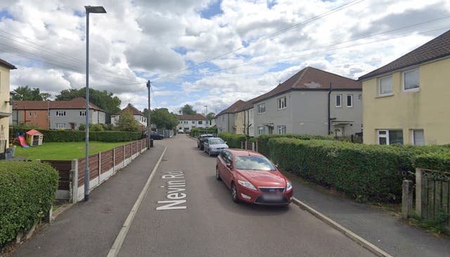 <p>The teenage boy was stabbed to death on Nevin Road in Manchester </p>