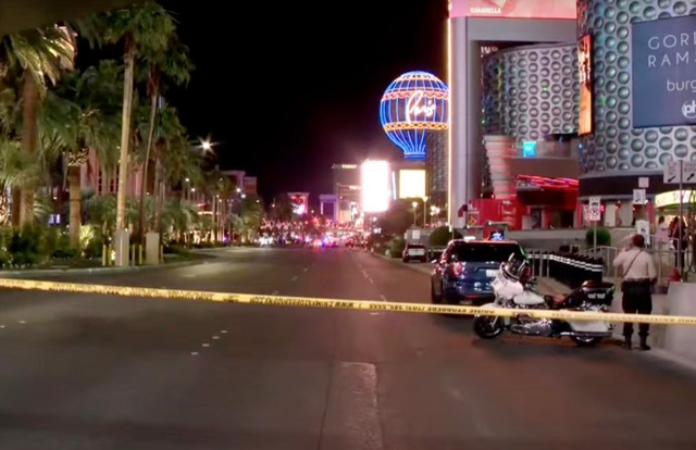 <p>One person was killed in Las Vegas, according to reports</p>