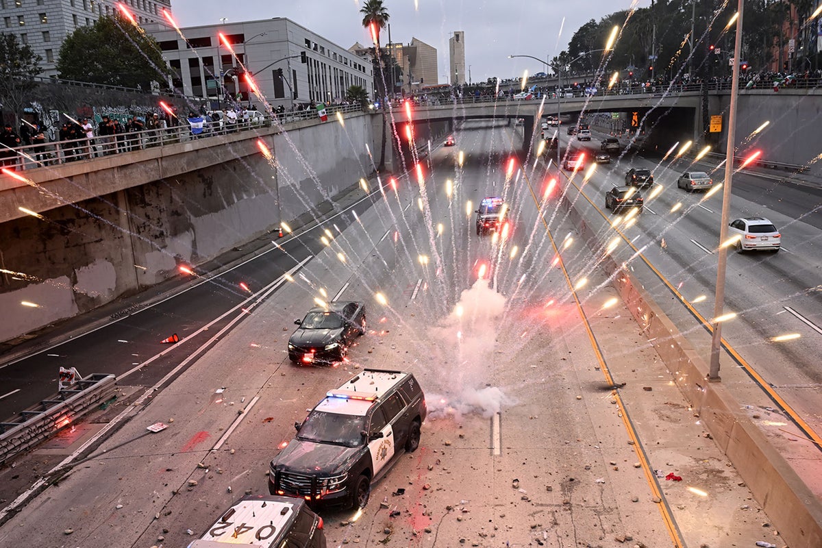 LA protests live: Trump demands ‘bring in the troops’ after dozens ...