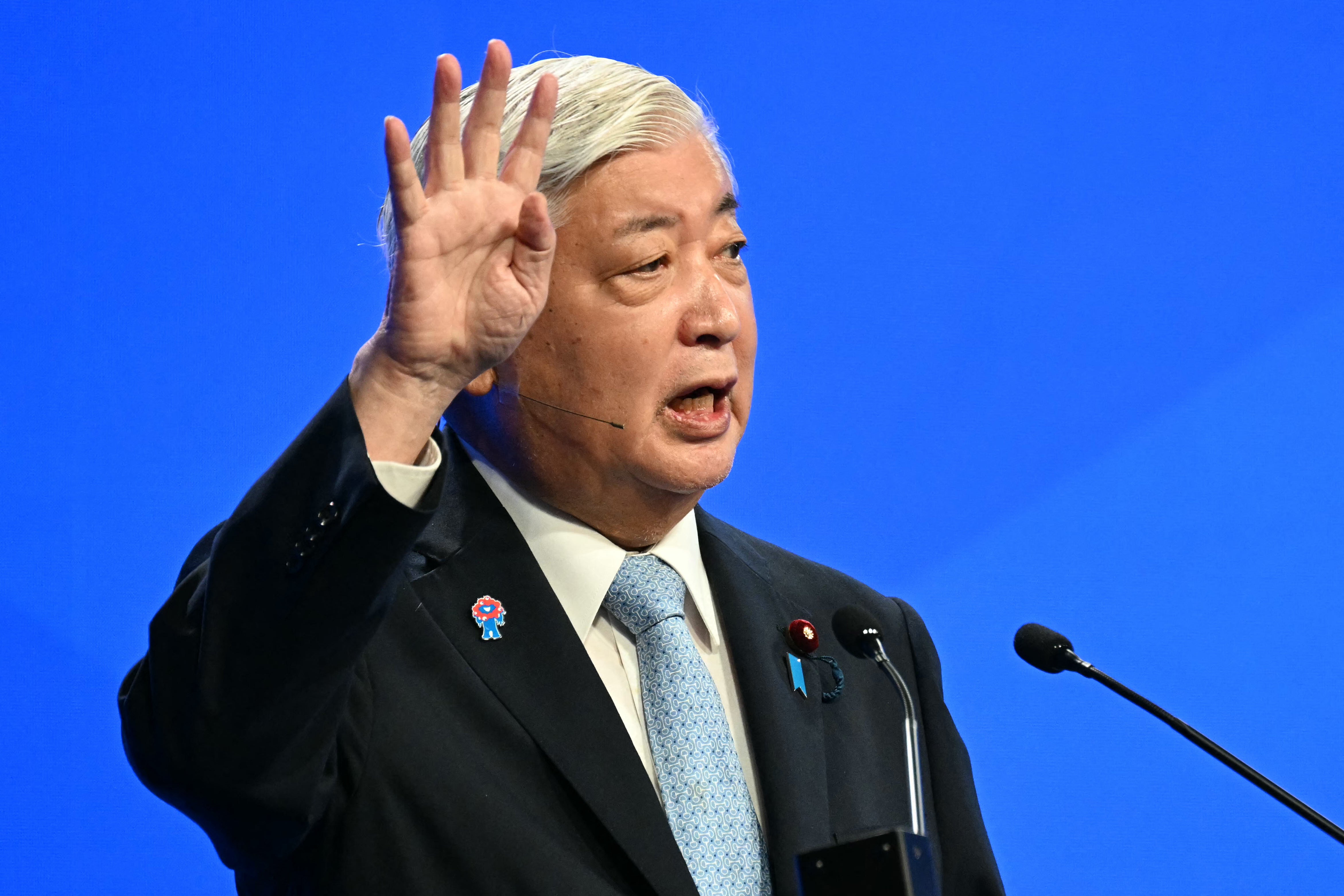 Japan's defence minister Gen Nakatani