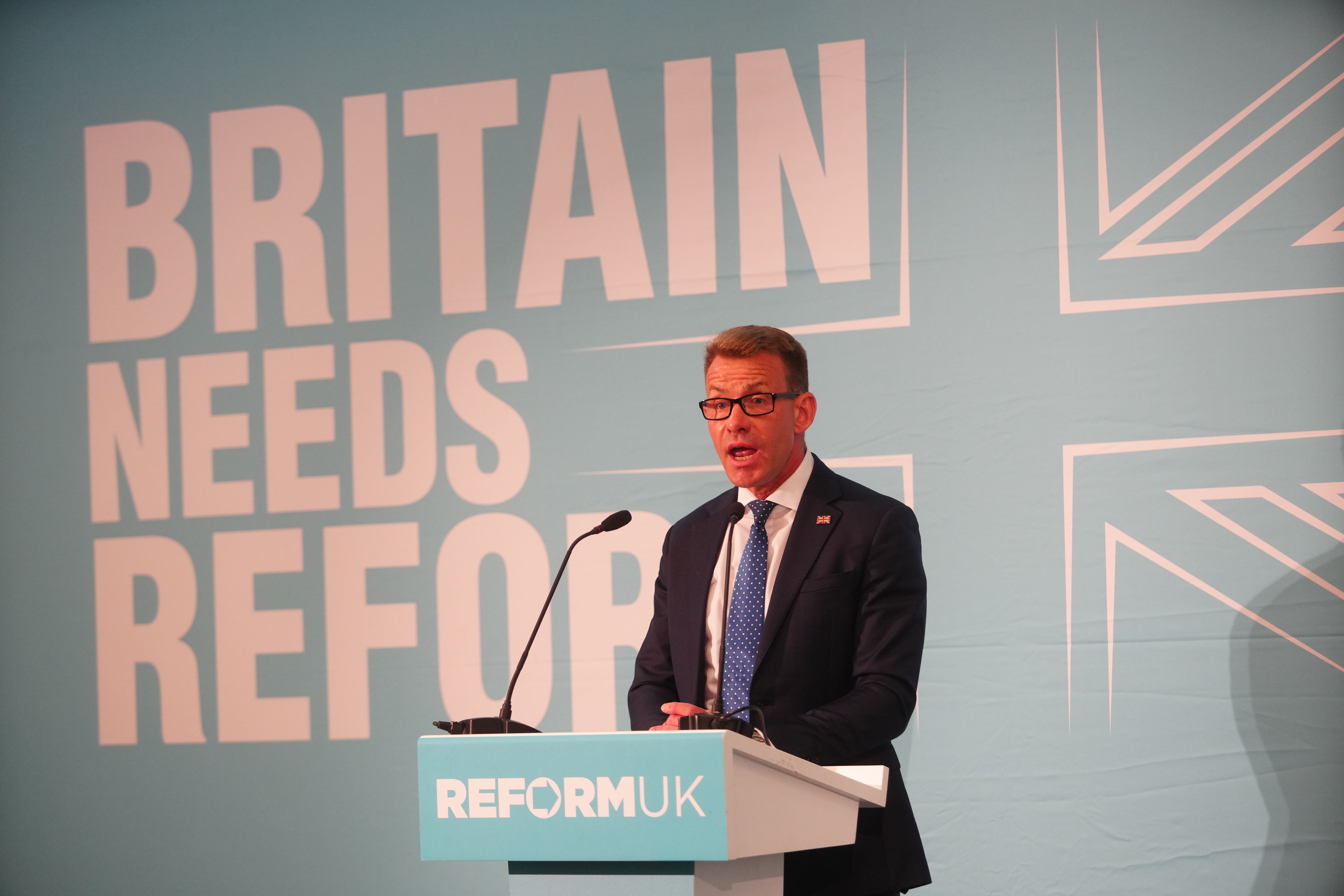Nigel Farage introducing David Bull on Tuesday