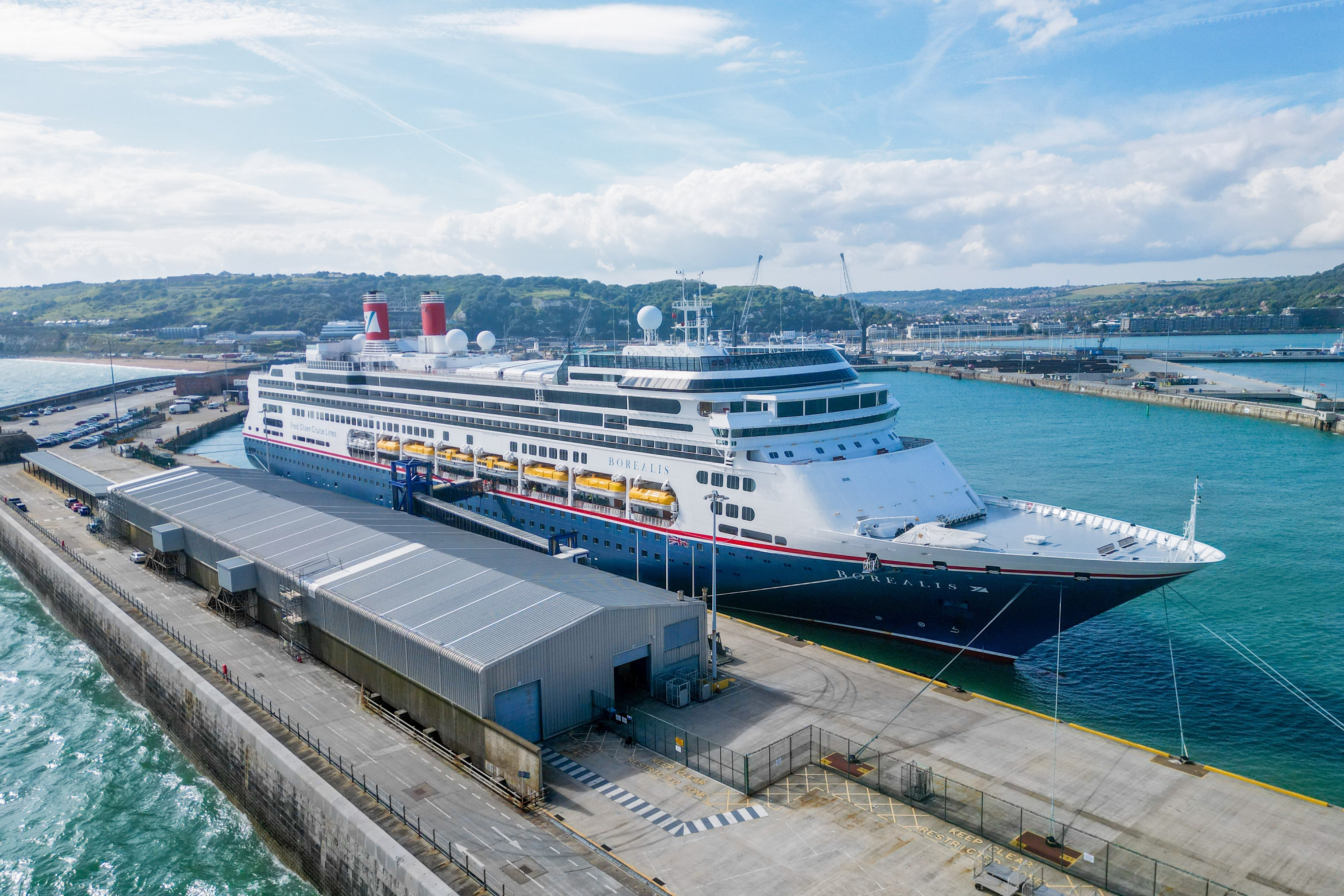 Fred Olsen’s Borealis departs from Dover for the Norwegian fjords