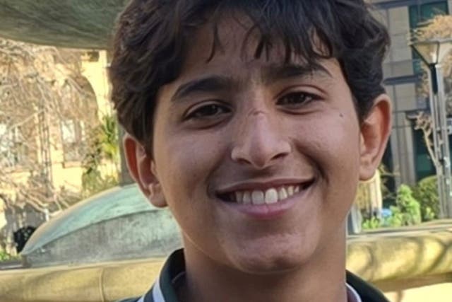 Abdullah Yaser Abdullah Al Yazidi, 16, who died after being hit by a car in Sheffield (South Yorkshire Police/PA)
