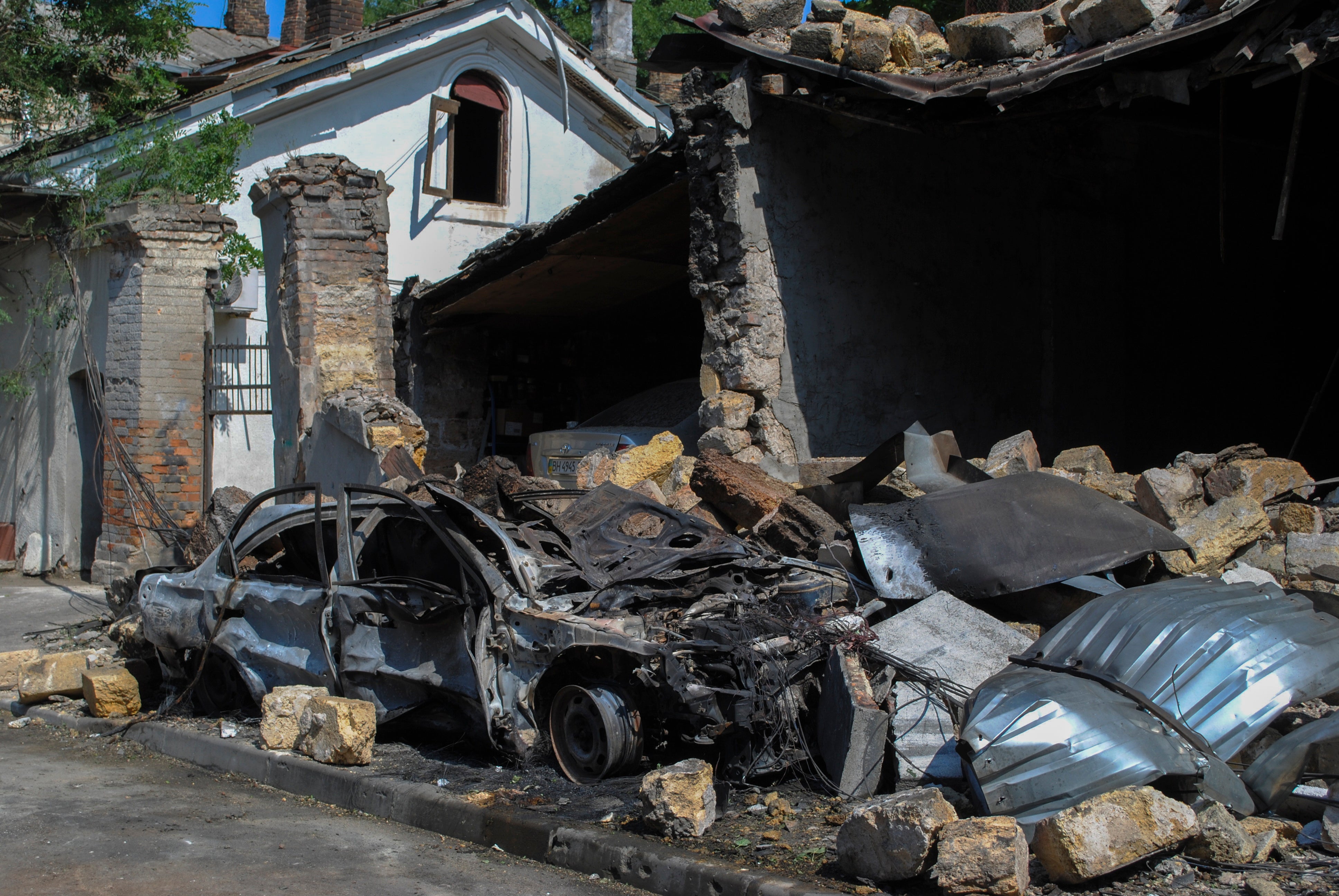 Two people were killed in Russia’s attack on Odesa, the city’s authorities said