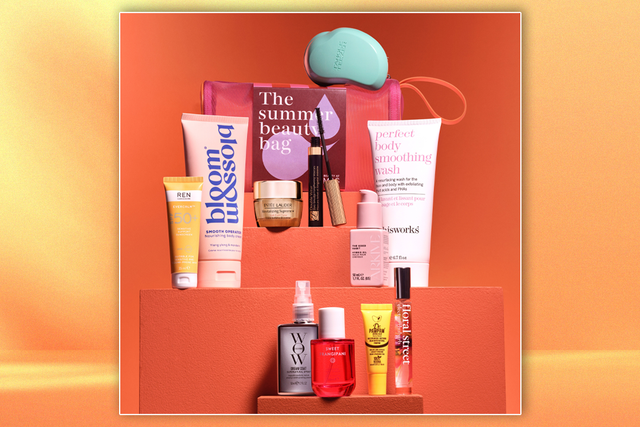 <p>The summer beauty bag is available in store now </p>