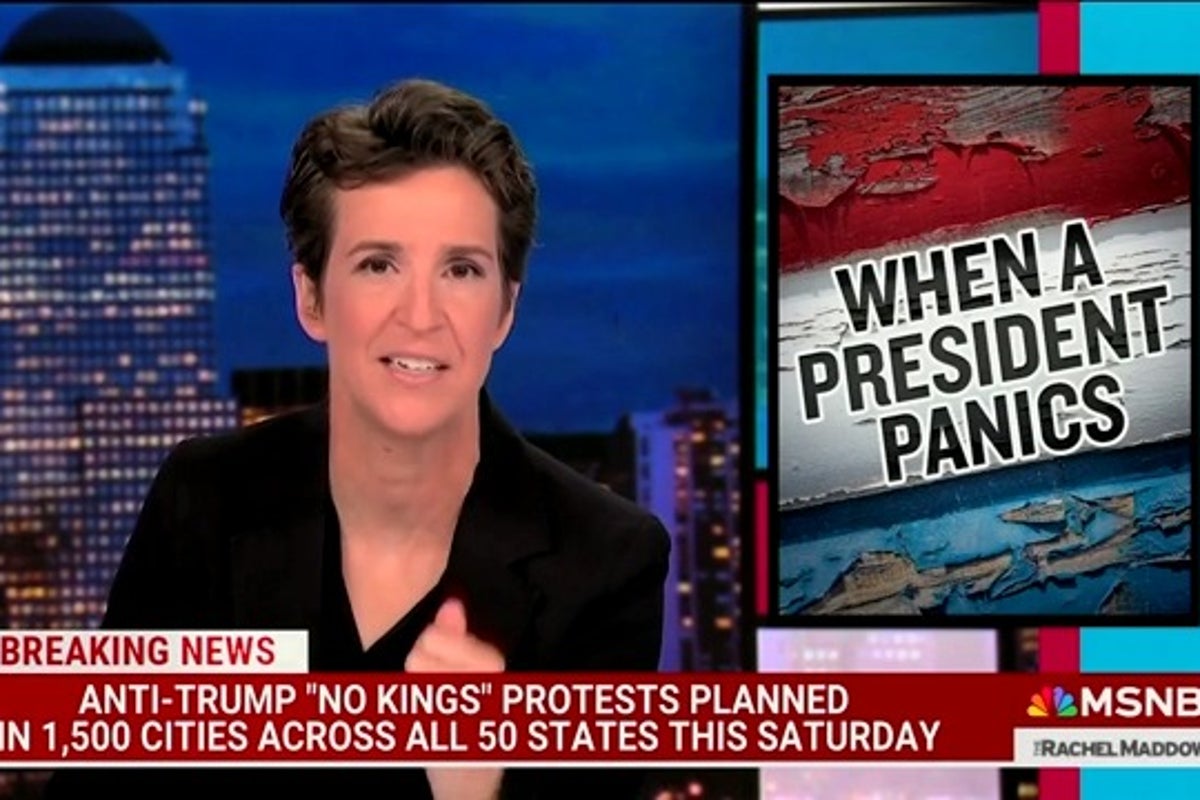 Rachel Maddow says Trump is ‘absolutely panicking’ and has ‘no freaking idea’ how to respond to LA protests