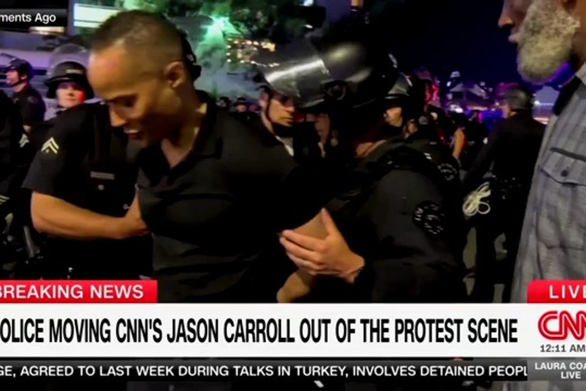 CNN responds after police detain correspondent during LA protests coverage
