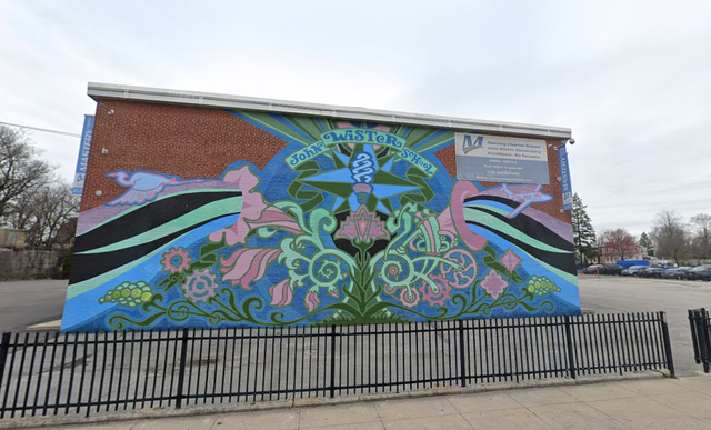 <p>A violent brawl broke out between two moms at the John Wister Elementary Mastery Charter School Monday</p>