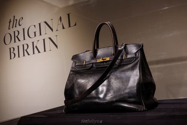 <p>A true original: Sotheby’s will auction off the first ever Birkin bag next month in Manhattan</p>