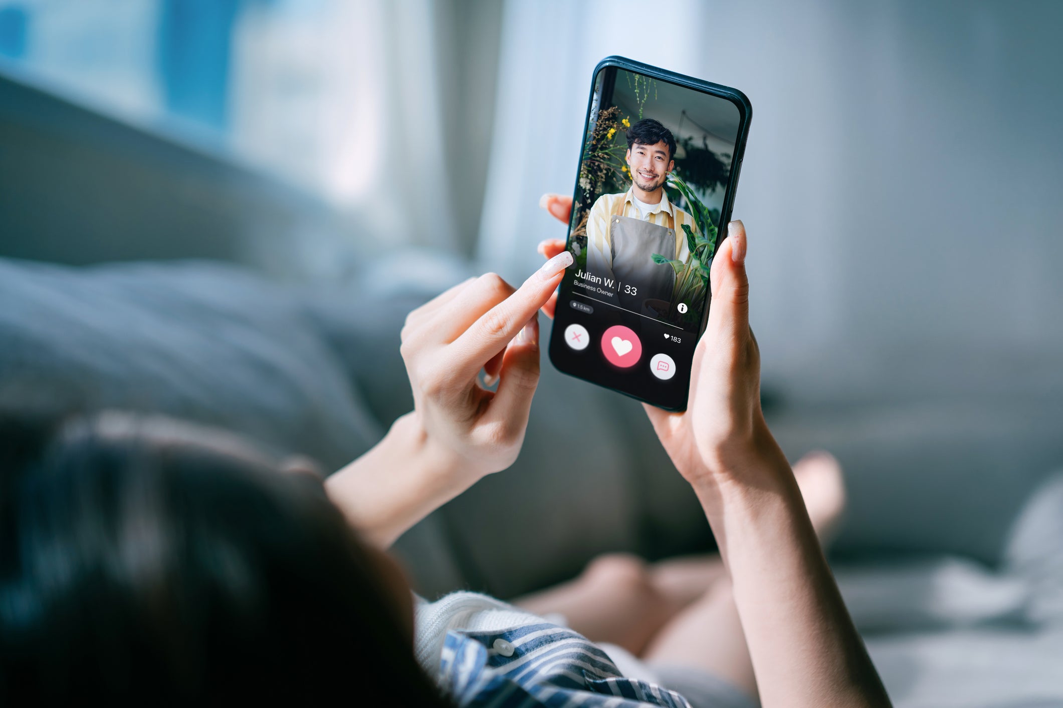 Swiping left based on height could mean you miss potential matches
