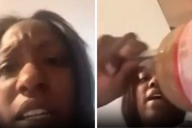 <p>Asja Outerbridge, a Detroit fashion stylist, made her sick daughter a PB&J sandwich during her virtual court appearance and angered the judge.</p>