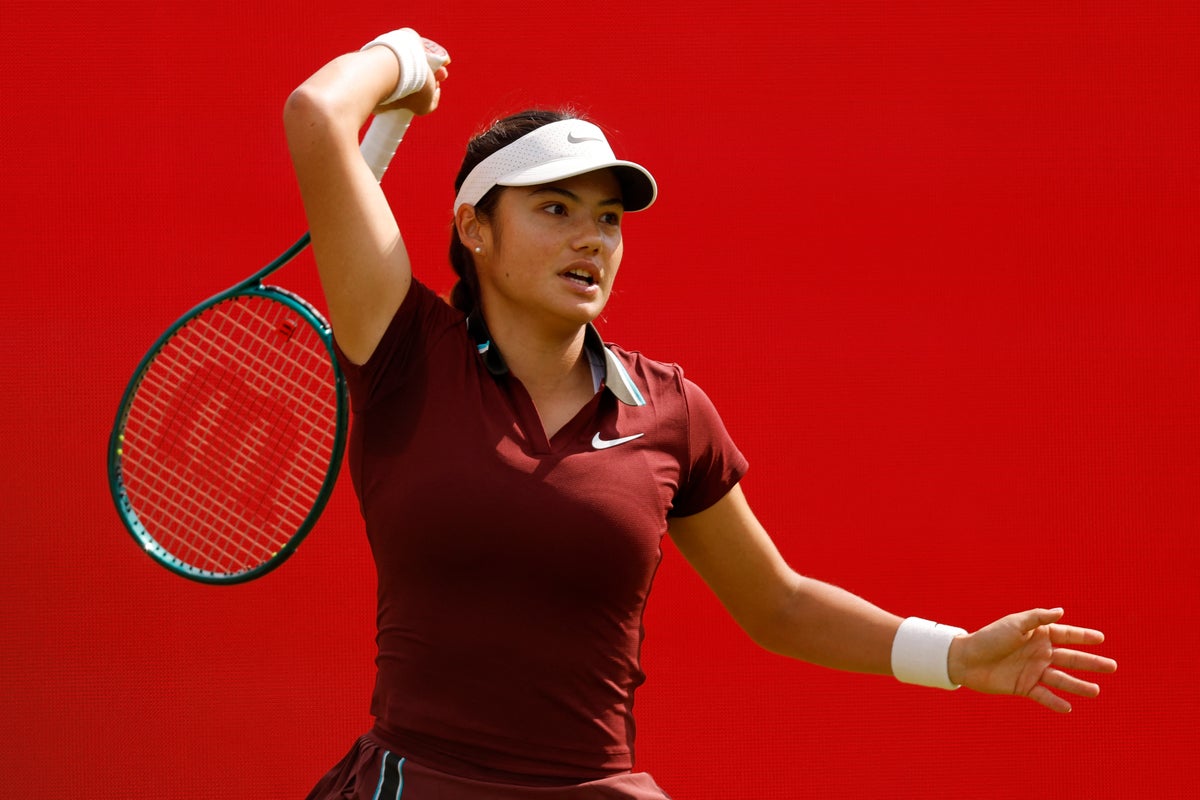 Emma Raducanu v Cristina Bucsa live: Tennis scores and results as British No 2 begins Queen’s Club quest