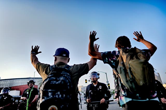 APTOPIX Immigration Raids Los Angeles