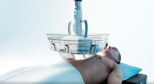 <p>Histotripsy uses ultrasound to break down tumours</p>