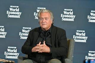 War Rookm podcast host and former Trump adviser Steve Bannon’s lunch with the presient at the White House