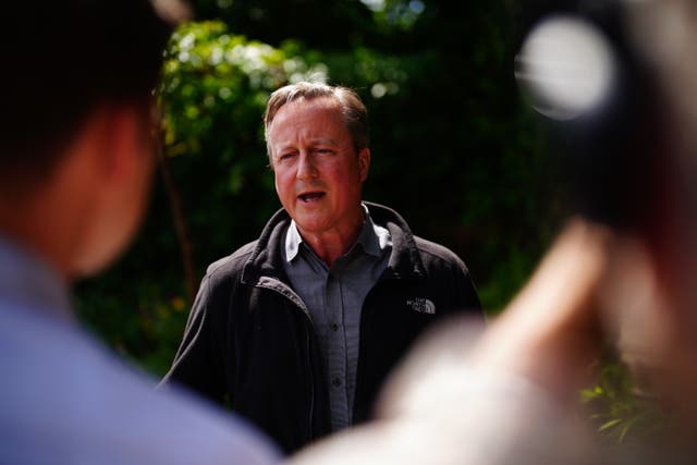 <p>Lord Cameron revealed his cancer diagnosis on Sunday</p>