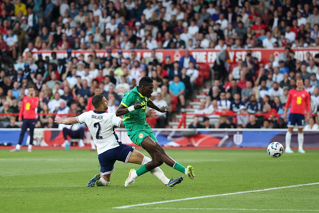 Kyle Walker was at fault for Senegal’s equaliser