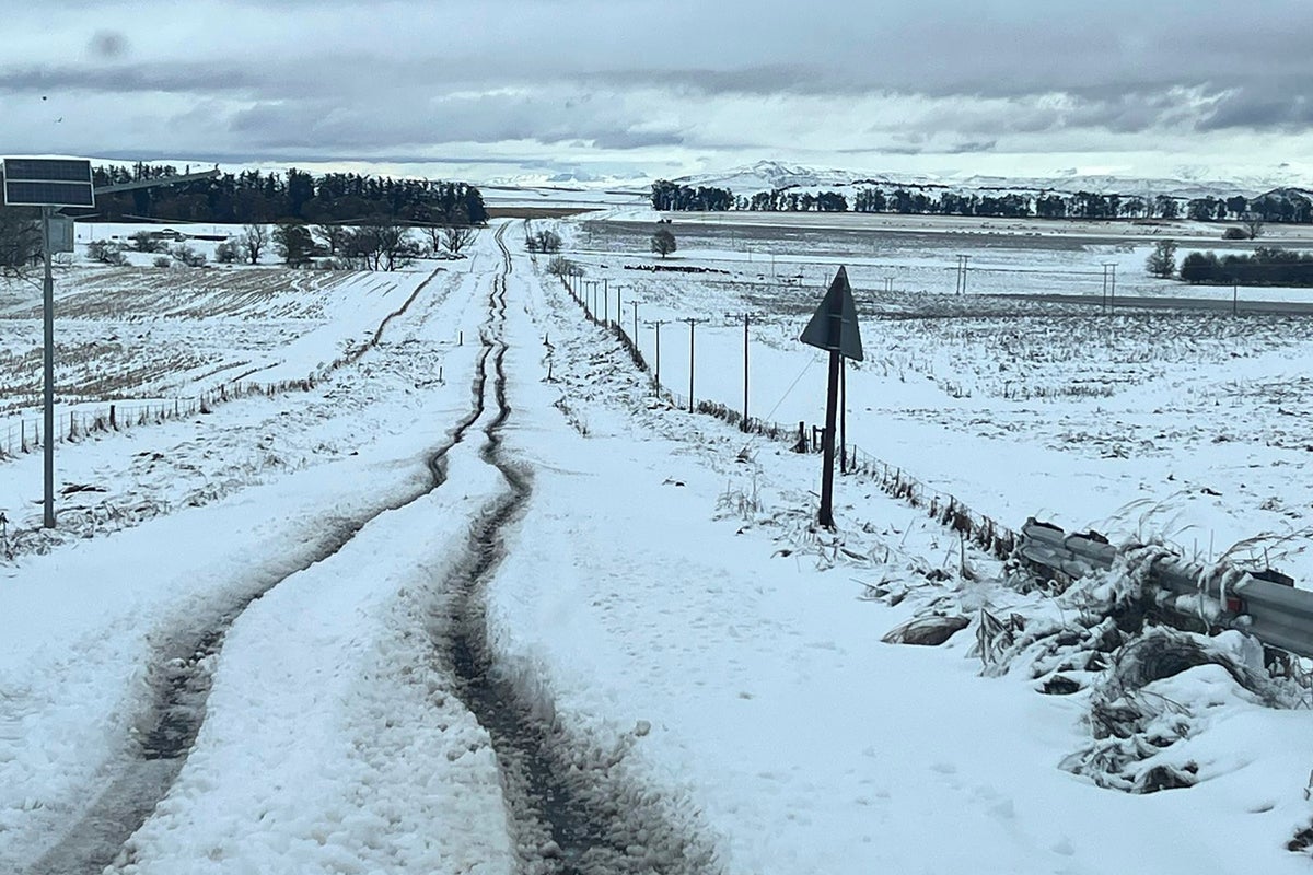 At least 7 people have died and schoolchildren were swept away as floods and snow hit South Africa