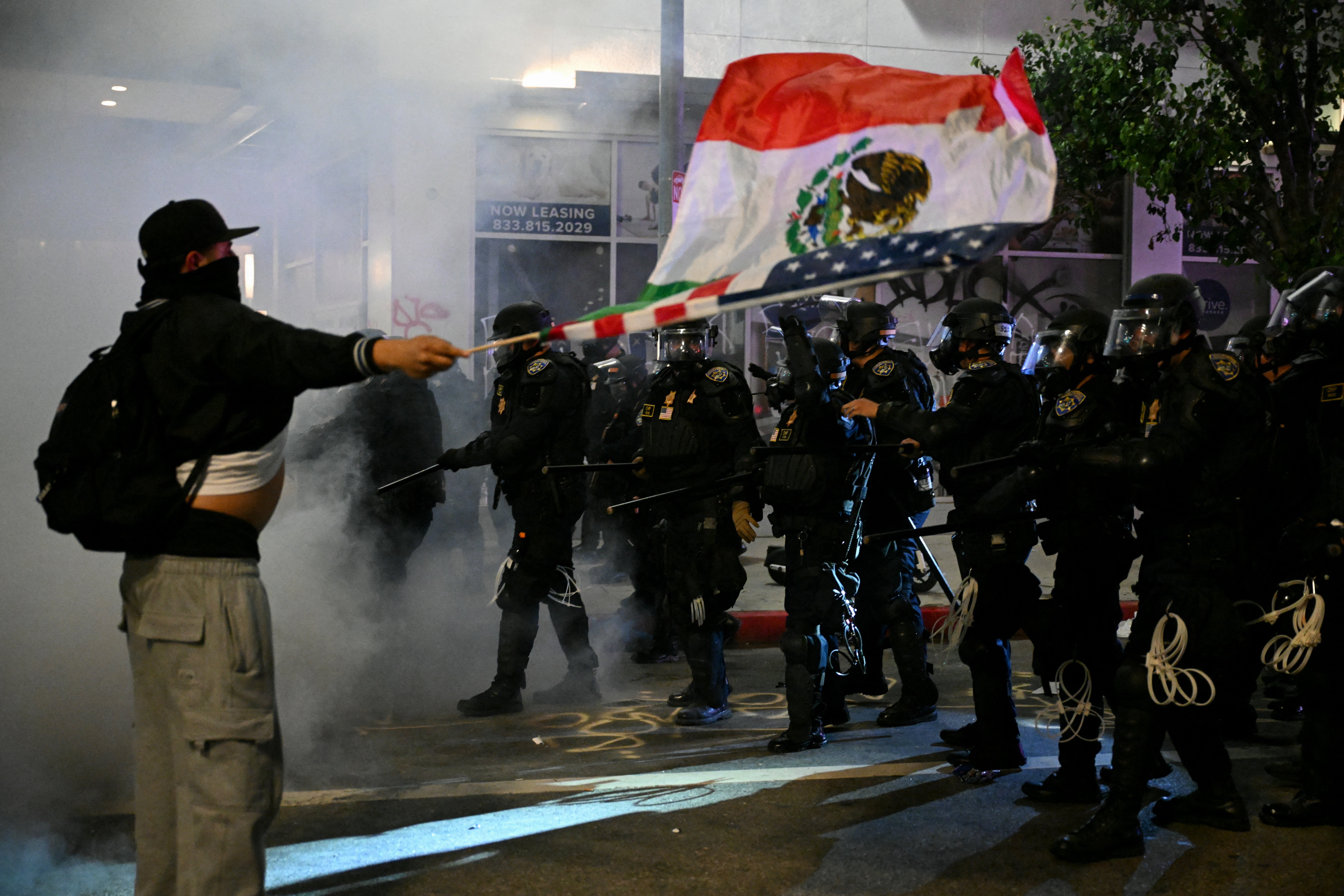 Protests have continued into a fourth night