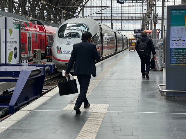 <p>Departing soon? Frankfurt Hauptbahnhof, target for direct trains from London</p>