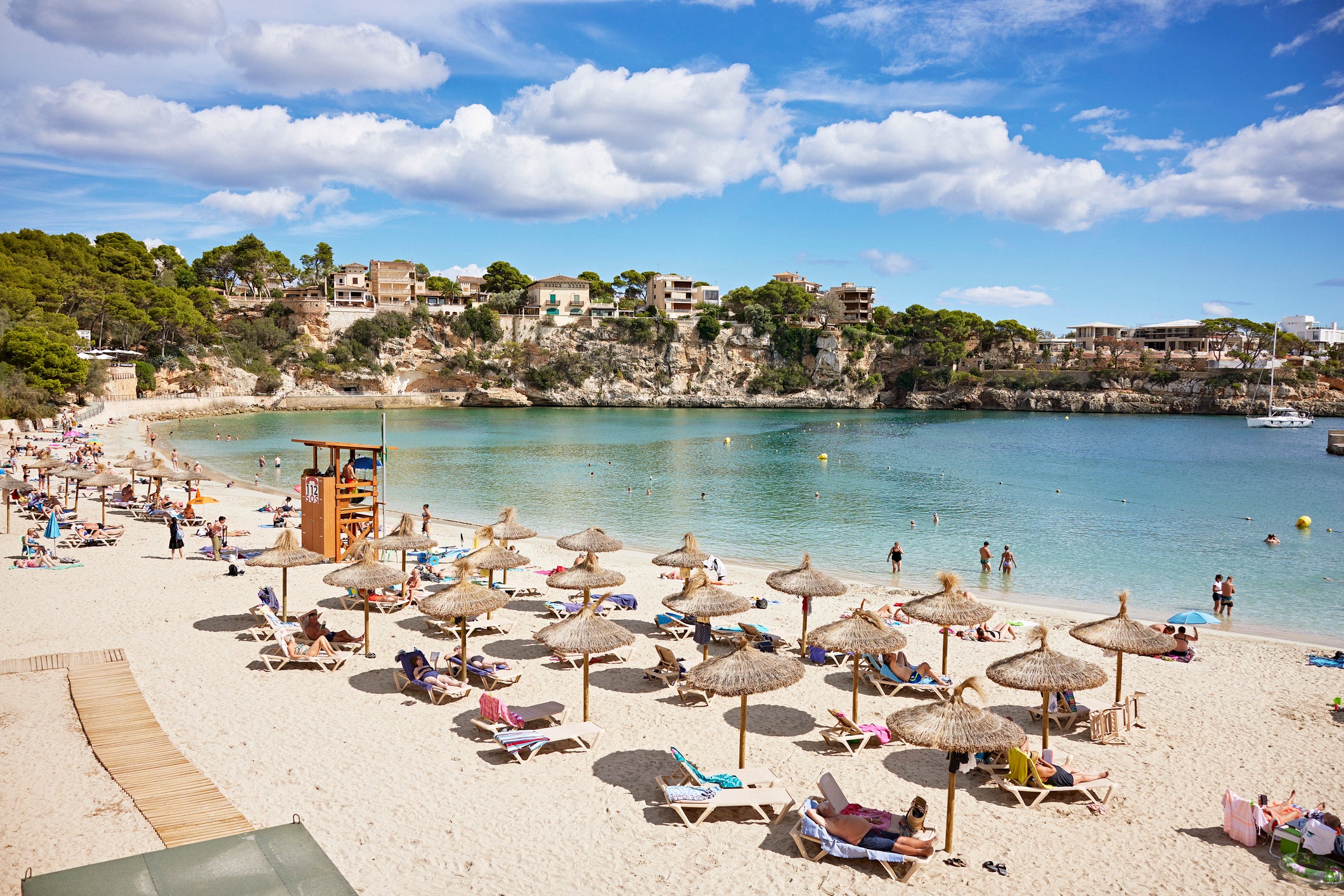 The move is to make more space for locals on beaches