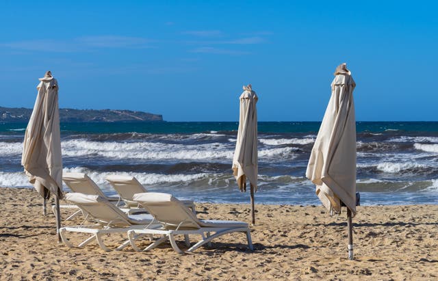 <p>Sun loungers will be reduced in Majorca</p>