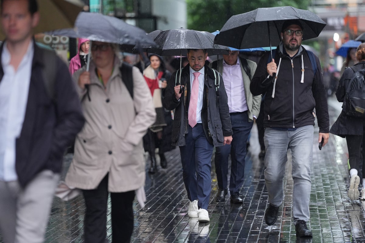 UK weather map: Where to expect half a month’s rain in a matter of hours