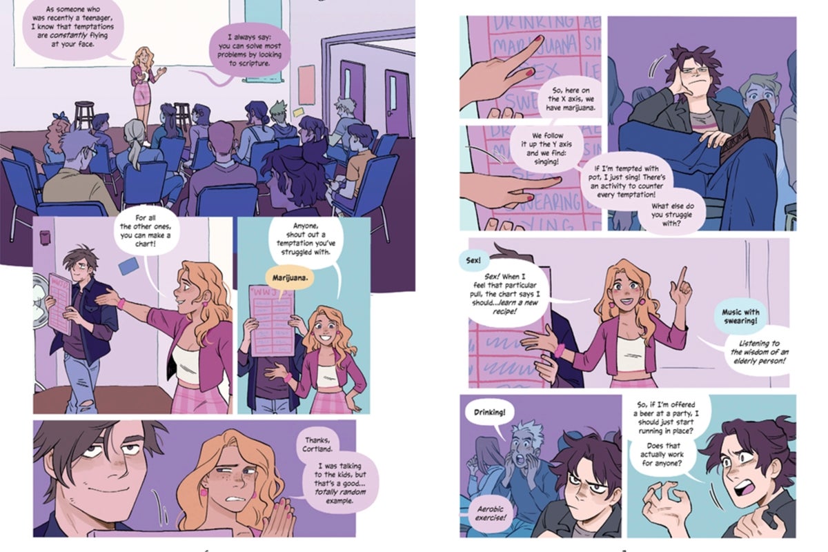 In 'Youth Group' comic, evangelical kids sing silly songs about Jesus, fight demons