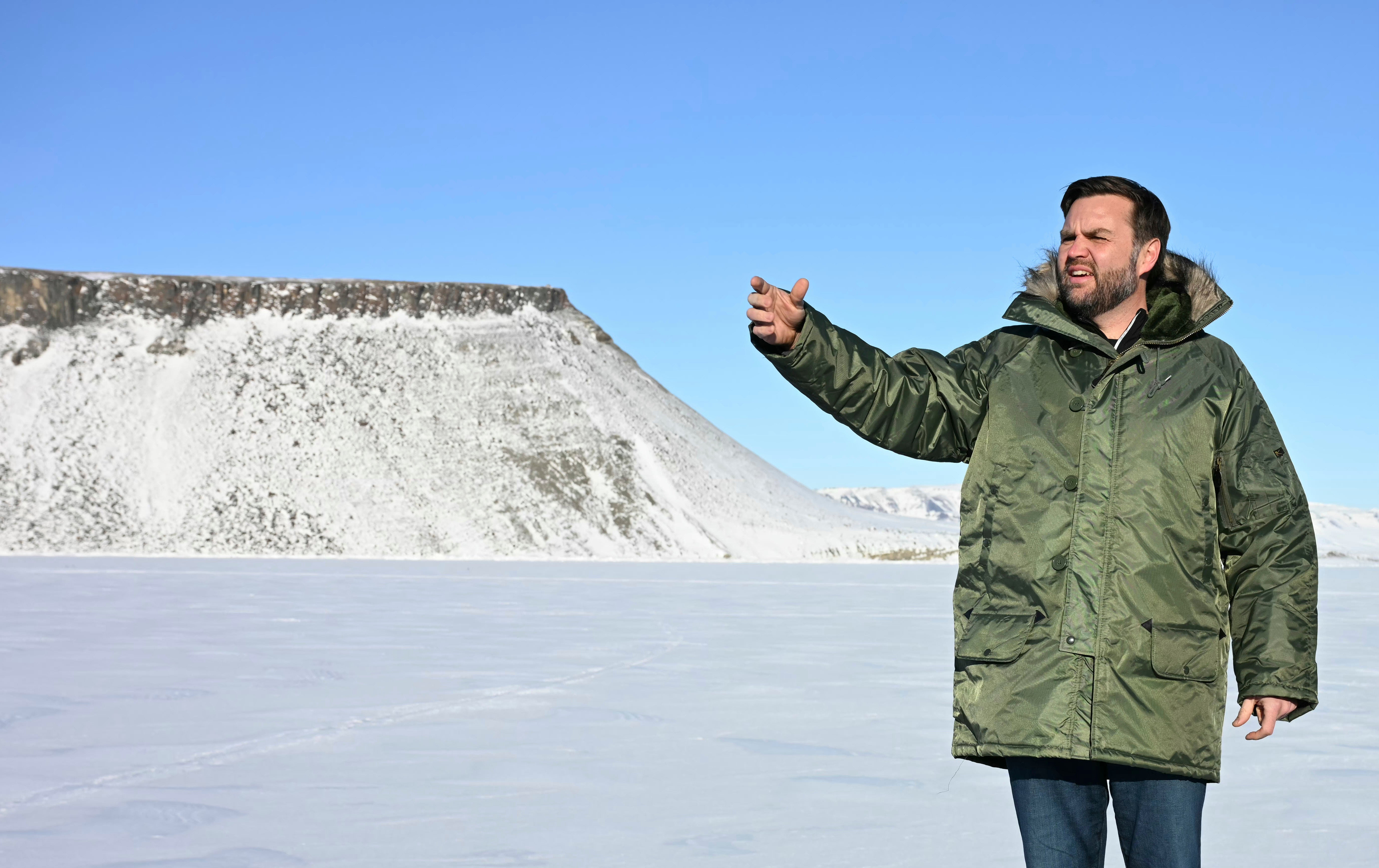 Vice President JD Vance tours Pituffik Space Base, in Greenland, March 28, 2025