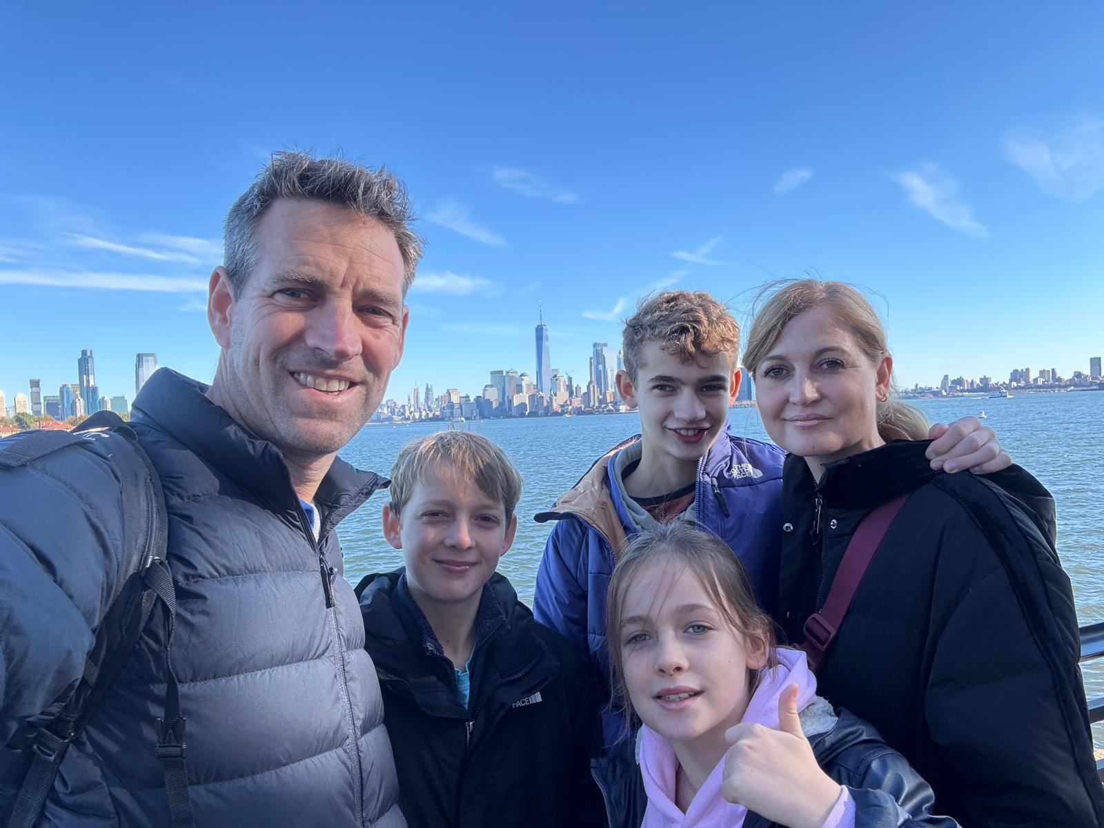 The Dixon family in New York