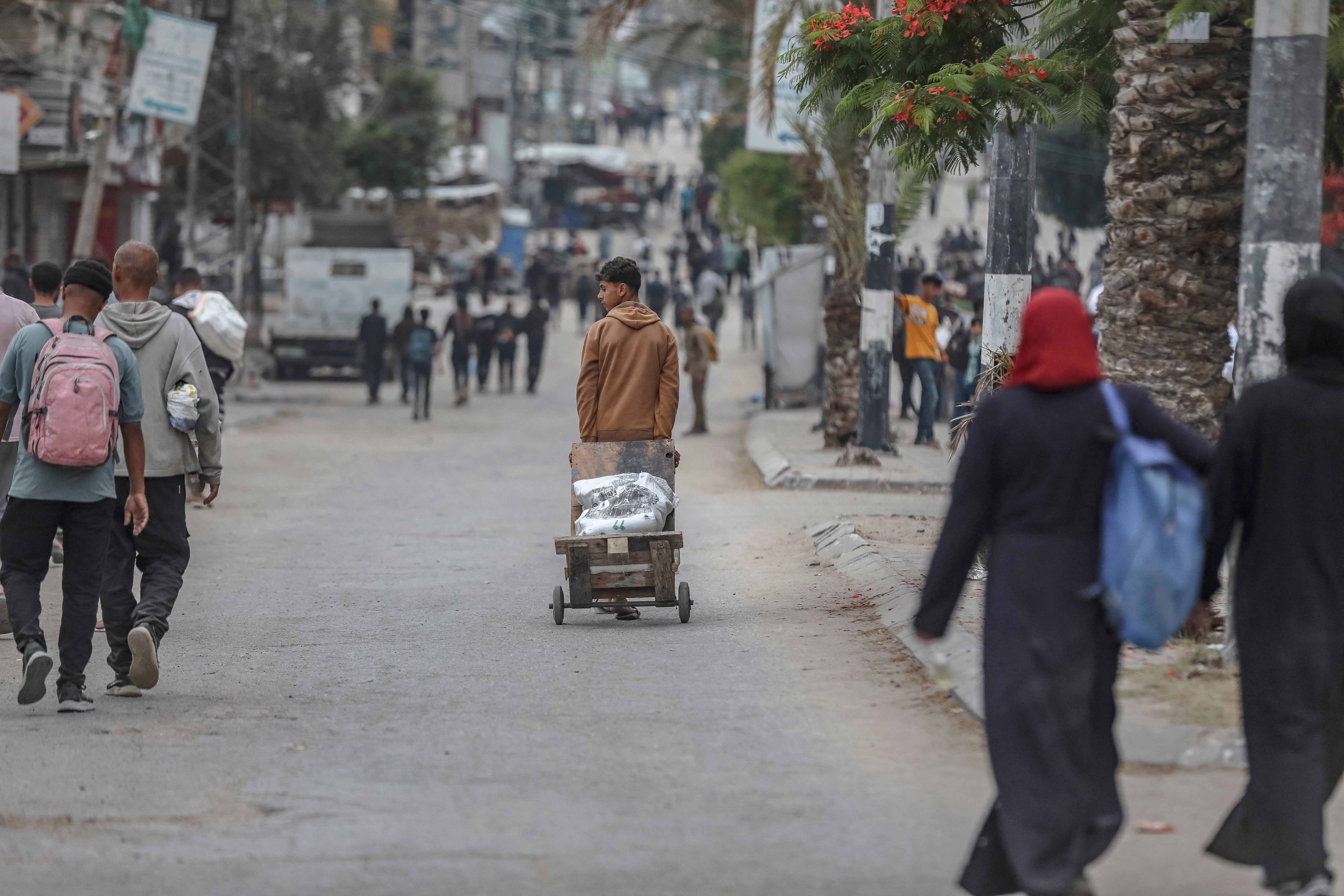 Food shortages in the region have been caused by the blockade imposed by Israel and the closure of border crossings