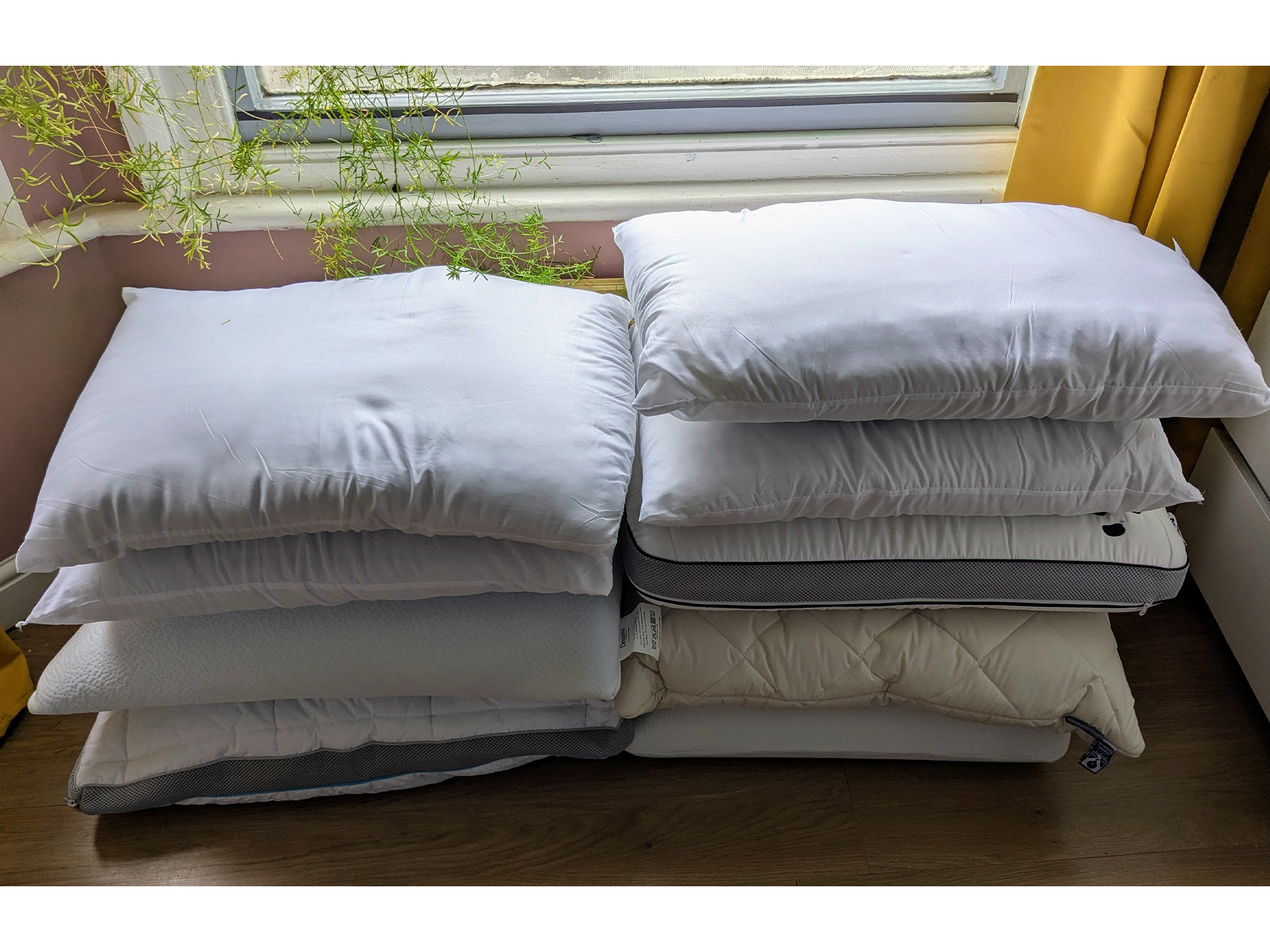 I assessed the pillows’ ability to support and cool