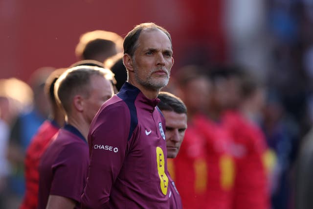 <p>Thomas Tuchel has a number of problems to solve with England</p>
