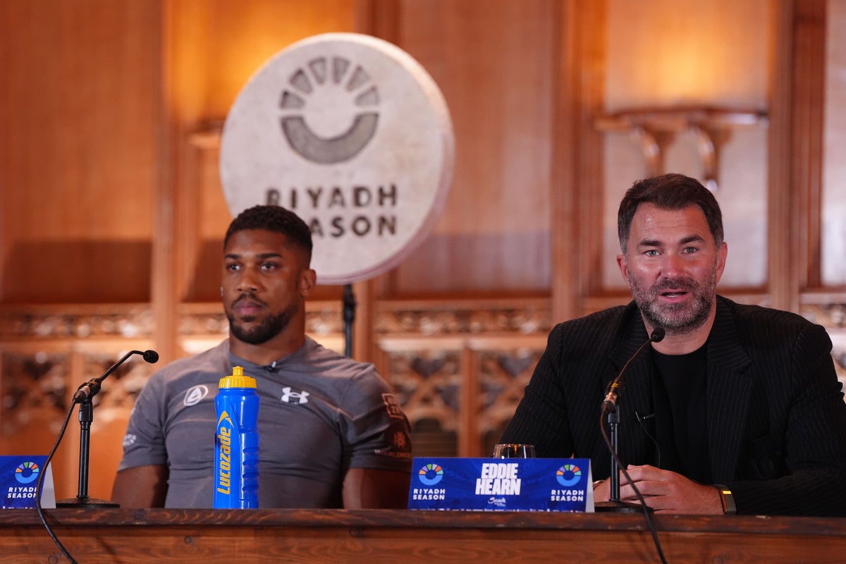 2026 will probably be Anthony Joshua’s final year in boxing – Eddie Hearn