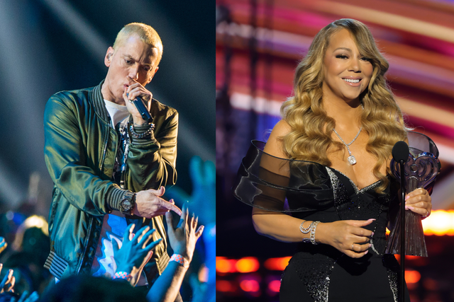<p>Eminem reportedly wanted Mariah Carey to play his mother in ‘8 Mile’ despite their four year age gap </p>