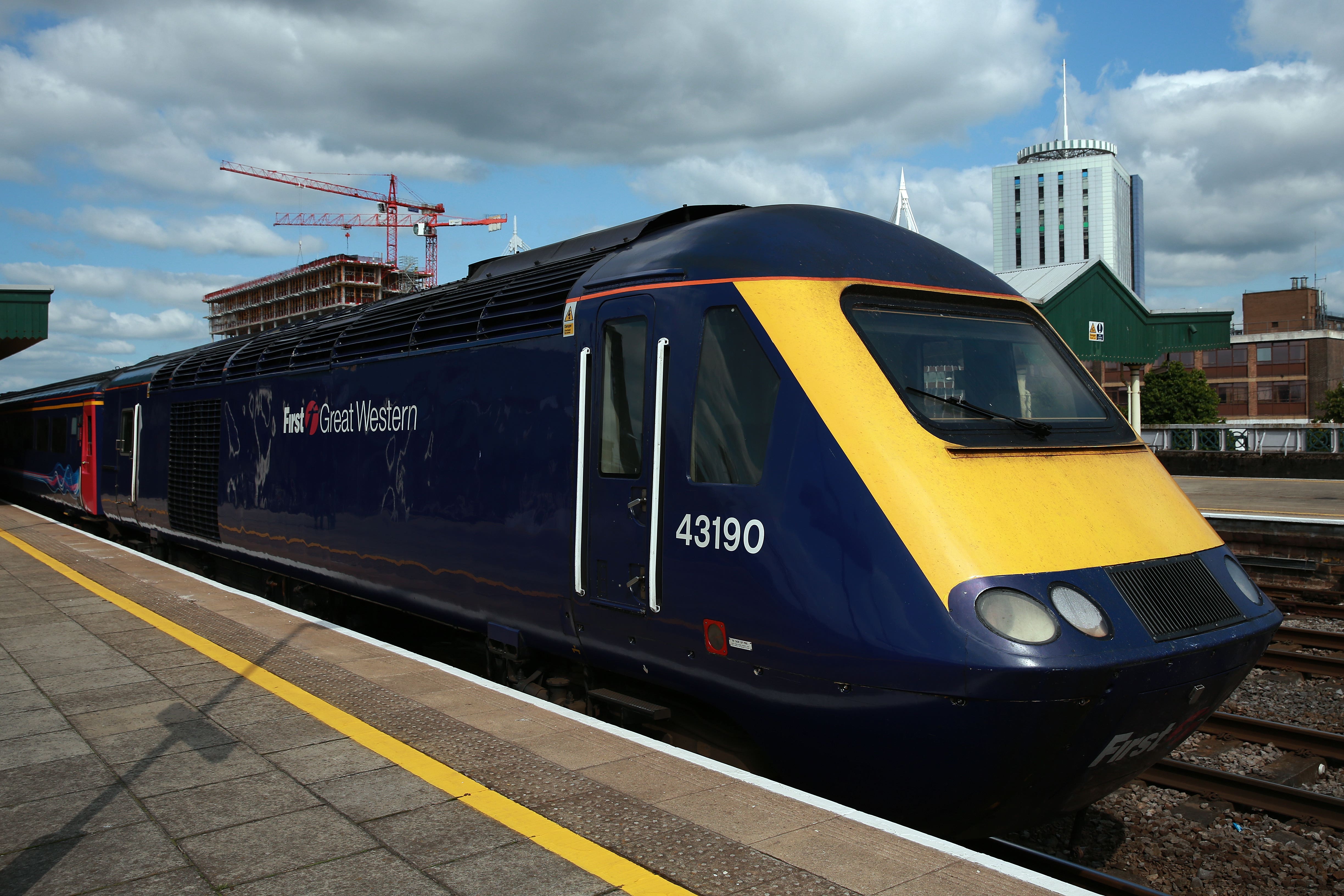 A First Great Western train at Cardiff Central Station (David Davies/ PA credit)