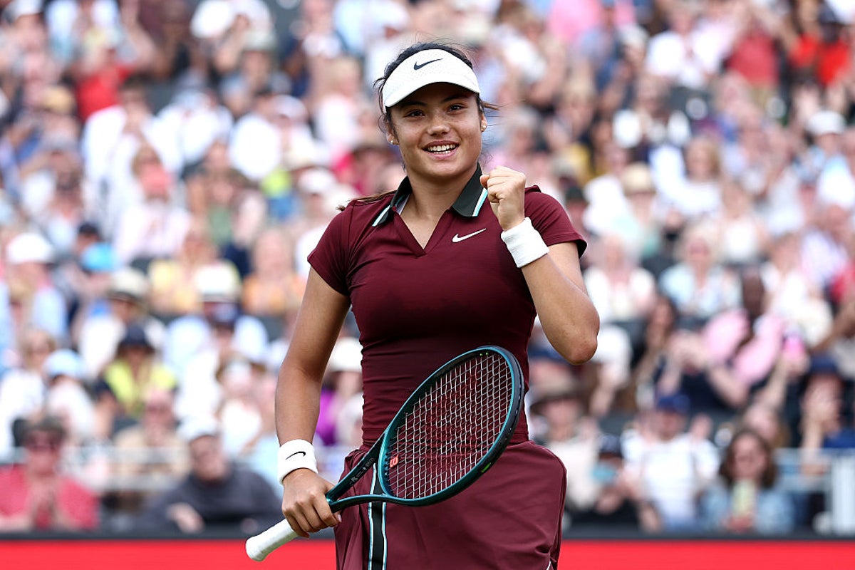 Emma Raducanu vs Rebecca Sramkova live: Queen’s Club tennis scores after Boulter and Watson crash out