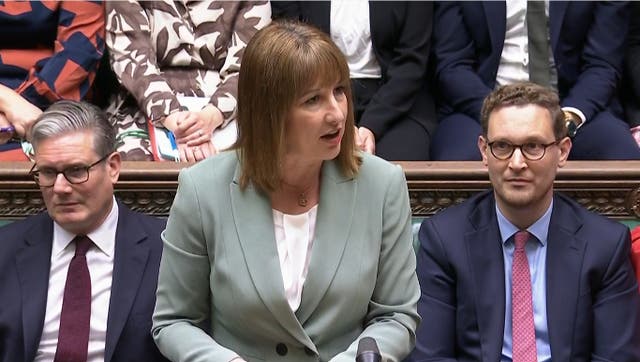 <p>Chancellor of the Exchequer Rachel Reeves set out her plans in the Commons (House of Commons/UK Parliament/PA)</p>