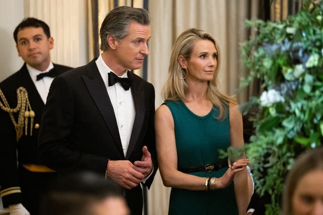 <p>California Governor Gavin Newsom’s office has denied claims peddled by Ric Grennell that his wife Jennifer Newsom was shopping in Beverly Hills Monday during the protests in LA.</p>