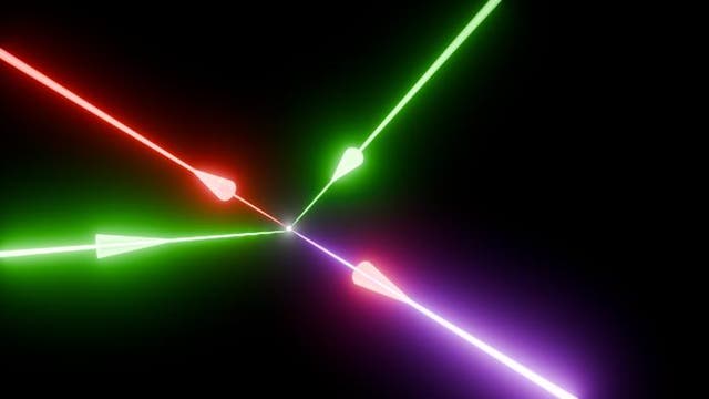 <p>Photon scattering simulated in laboratory</p>