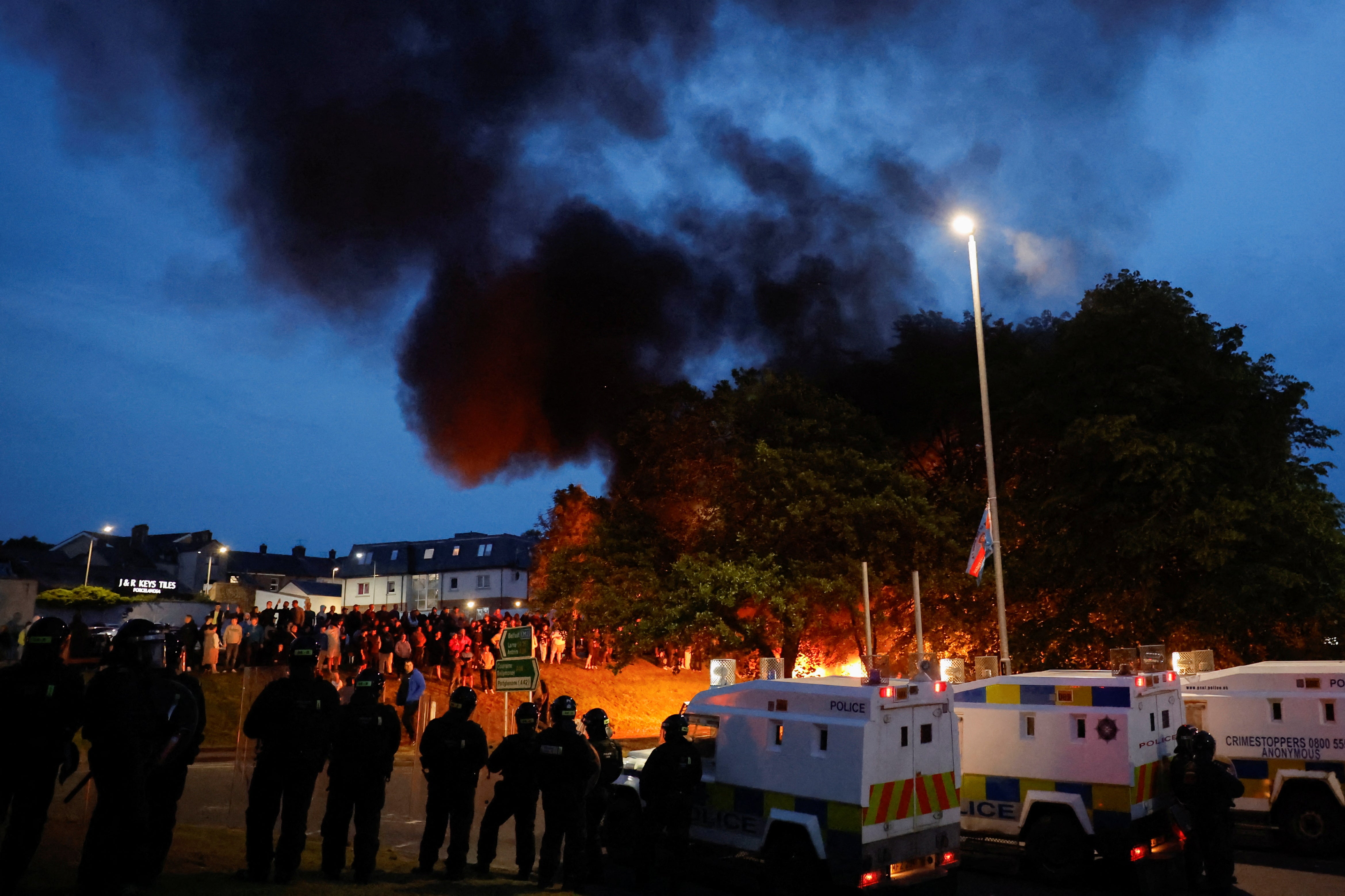Police officers of England and Wales will be brought to Northern Ireland, if necessary to help PSNI