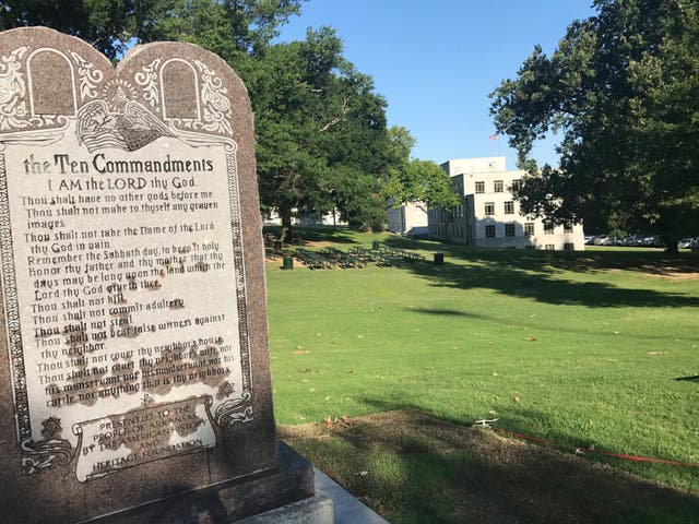Ten Commandments Arkansas